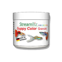Produktbild von StreamBiz Guppy Color Granulat Fischfutter 40 g - 40 g