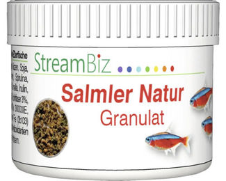 StreamBiz Salmler Natur Granulat Süßwasserfischfutter mit Insekten 40 g - 40 g – Bild 1 von 3