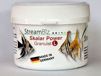 StreamBiz Skalar Power Granulat Alleinfutter für Süßwasserfische Größe L 80g - 80 g – Bild 1 von 2