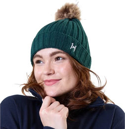 Strickmütze Damen Horseware Aura Grün Winter – Bild 1 von 1
