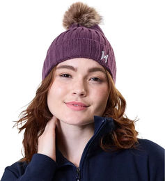 Strickmütze Damen Horseware Aura Lila Winter – Bild 1 von 1