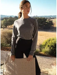 Produktbild von Strickpullover aus Wolle für Damen von PS of Sweden in Grau Grösse XS