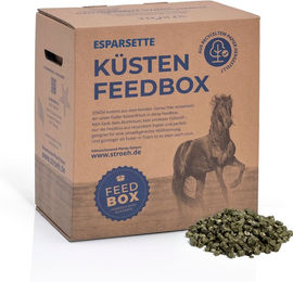 STRÖH Kraftfutter Küsten Esparsette Cobs Feedbox 1000g – Bild 1 von 4