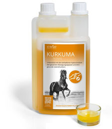 STRÖH Kurkuma Liquid zur Unterstützung von Gelenken, Verdauung und Immunsystem 1000ml – Bild 1 von 4