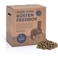 Produktbild von STRÖH Küsten Mineral Cookies Feedbox Leckerli zur Unterstützung von Haut, Fell und Hufen für Pferde