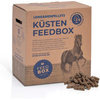 Produktbild von STRÖH Leinsamenpellets Einzelfuttermittel zur Unterstützung von Verdauung sowie Haut und Fell 1000g