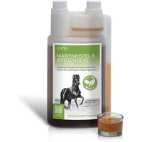 Produktbild von STRÖH Mariendistel & Artischocke Tropfen zur Unterstützung von Leber, Haut & Fell 1000 ml