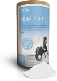 STRÖH MSM Pur Feedbox Dose Supplement für Gelenke Haut Fell und Hufe 1000g – Bild 1 von 4