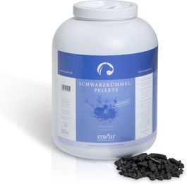 STRÖH Schwarzkümmelpellets Einzelfuttermittel zur Immunstärkung sowie für Haut und Fell – Bild 1 von 4