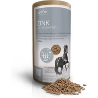 Produktbild von STRÖH Zink Feedbox Dose Nahrungsergänzung für Haut Fell Immunsystem und Hufe 1000g