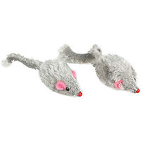 Produktbild von Strong Stuff Bulletproof Cone Kauspielzeug Flamingo aus TPR für Hunde Größe M Grau - 12 x 5 cm