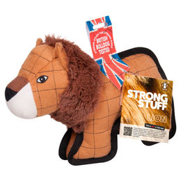 Strong Stuff Flamingo Hundespielzeug aus Stoff mit Quietschfunktion in Braun – Bild 1 von 13