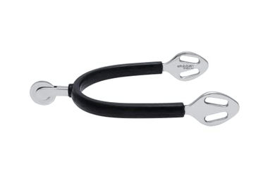 Produktbild von Stübben 1148 Fine Line Sporen aus Edelstahl gummiert 30mm