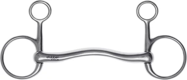 Produktbild von Stübben Baucher-Trense Gebiss Fine Line aus Edelstahl 14 mm 13,5 cm