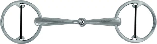 Produktbild von Stübben Bucephalus Gebiss für Pferde aus Edelstahl mit Ringen in Silber