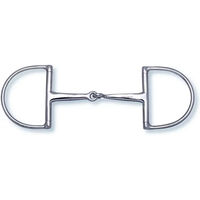 Produktbild von Stübben D-Ring Gebiss 2 in 1 Trense aus Edelstahl 14,5 cm 14 mm