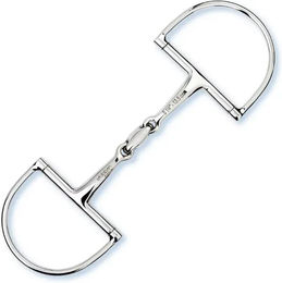 Produktbild von Stübben D-Ring Gebiss Easy Control doppelt gebrochen aus Edelstahl für Ponys 12,5 cm 14 mm