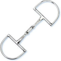 Produktbild von Stübben D-Ring Gebiss Easy Control doppelt gebrochen aus Edelstahl für Ponys 13,5 cm 14 mm