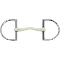Produktbild von Stübben D-Ring Trense Fine Line Flex 1303 aus Kunststoff in Weiß