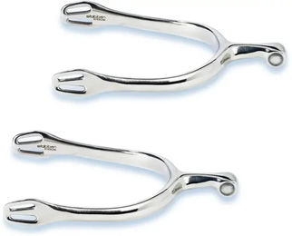 Stübben Dynamic Dressur Sporen aus Edelstahl Silber 35mm – Bild 1 von 4