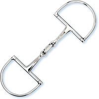 Produktbild von Stübben Easy Control D-Ring Gebiss aus Edelstahl in Silber
