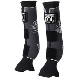 Stübben Equi Compress Set Hinterbeine Gamaschen Schwarz XL – Bild 1 von 12