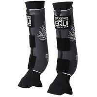 Produktbild von Stübben Equi Compress Set Hinterbeine Gamaschen Schwarz XL