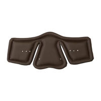 Produktbild von Stübben Equi-Soft Polster für Sattelgurt aus Leder Schwarz 40-45cm