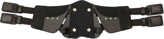 Stübben Equi-Soft Sattelgurt aus Leder ohne Polster Schwarz 32 cm – Bild 1 von 4