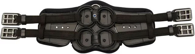 Stübben Equi-Soft Sattelgurt mit Polsterung aus Neopren Schwarz 40 cm – Bild 1 von 5