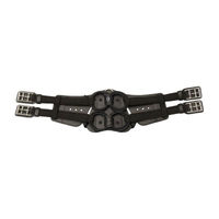 Produktbild von Stübben Equi-Soft Sattelgurt Schwarz 80 cm ohne Polster