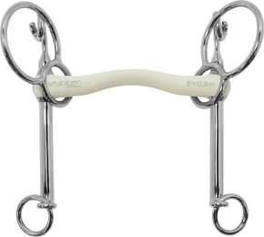 Produktbild von Stübben Fine Line Flex Schneckenzäumung für Pferde aus Kunststoff in Weiß