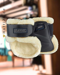 Produktbild von Stübben Gamaschen Streichkappen Hybrid Fleece Schwarz