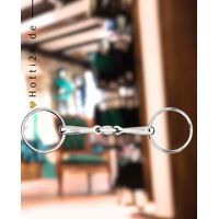 Produktbild von Stübben Gebiss 2221 Trense Easy Control doppelt gebrochen aus Edelstahl in Silber