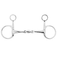 Produktbild von Stübben Gebiss 2235 Baucher-Trense doppelt gebrochen aus Edelstahl 13,5 cm 16 mm