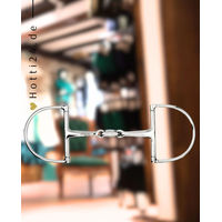 Produktbild von Stübben Gebiss 2251 D-Ring Trense Easy Control doppelt gebrochen aus Edelstahl in Silber