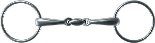 Produktbild von Stübben Gebiss mit 2 Ringen für Pferde aus Metall in Silber