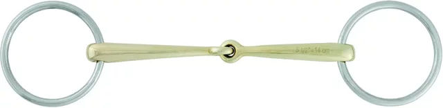 Produktbild von Stübben Gebiss Unterlegtrense einfach gebrochen Sweet Copper 14,5 cm 12 mm für Pferde