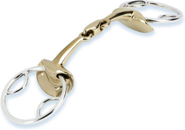 Produktbild von Stübben Golden Wings Trense 4 in 1 doppelt gebrochen Sweet Copper 11,5 cm 14 mm