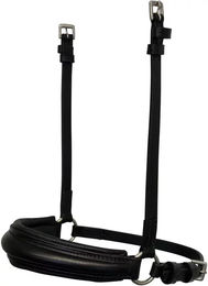 Stübben Hannoveranisches Reithalfter 2300 Leitrim aus Leder für Warmblut in Schwarz/Silber – Bild 1 von 9