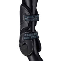 Produktbild von Stübben Hybrid Springgamaschen für Pferde Schwarz Größe L mit Fleece