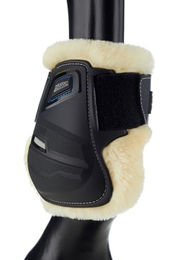 Stübben Hybrid Streichkappen Chaps Fleece Schwarz Größe L – Bild 1 von 4