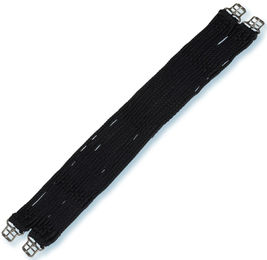 Produktbild von Stübben Kordelgurt für Pferde Schwarz mit Edelstahl-Schnallen 100 cm - 100 cm