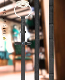 Produktbild von Stübben Lederzügel NT Extra Grip Black aus Leder in Schwarz