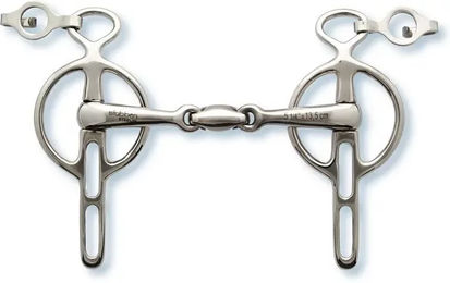 Stübben Liverpoolkandare Easy Control für Pferde aus Edelstahl 12,5 cm 14 mm – Bild 1 von 2