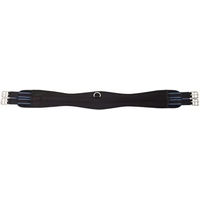 Produktbild von Stübben Neopren-Sattelgurt Coolmax Langgurt mit beidseitigem Elastikzug Schwarz 115cm - 115 cm