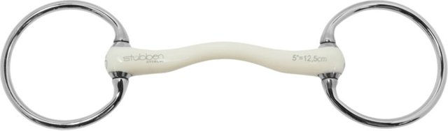 Produktbild von Stübben Olivenkopftrense Fine Line Flex 1302 Weiß Kunststoff 11,5 cm