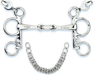 Produktbild von Stübben Pelham Easy Control Gebiss für Pferde aus Edelstahl 10,5 cm 12 mm - 10,5 cm