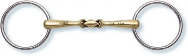 Produktbild von Stübben Quick Contact 2-Ring Gebiss Wassertrense Sweet Copper 12,5 cm 16 mm