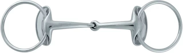 Produktbild von Stübben Silver Wings Wassertrense Gebiss aus Edelstahl einfach gebrochen 14 mm 12,5 cm